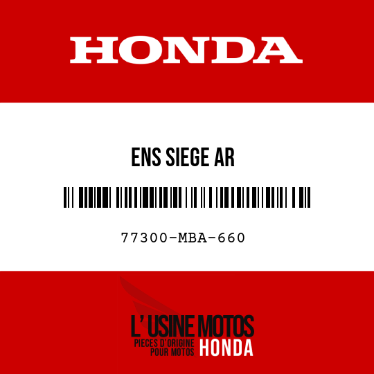image de 77300-MBA-660 ENS SIEGE AR