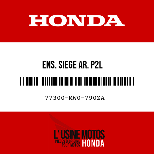 image de 77300-MW0-790ZA ENS. SIEGE AR. P2L 