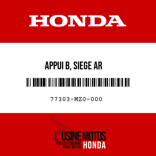 image de 77303-MZ0-000 APPUI B, SIEGE AR