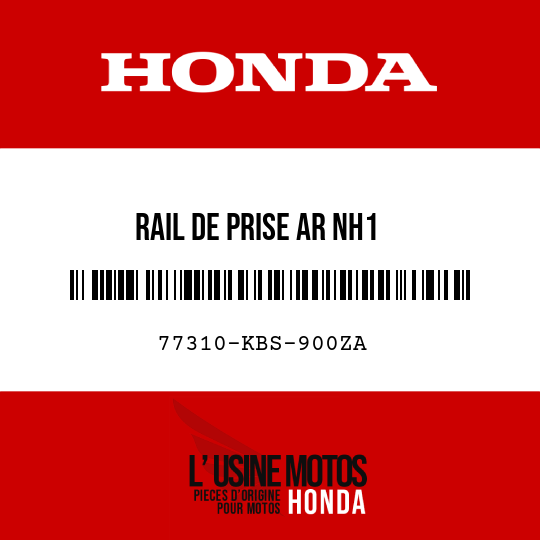 image de 77310-KBS-900ZA RAIL DE PRISE AR NH1 