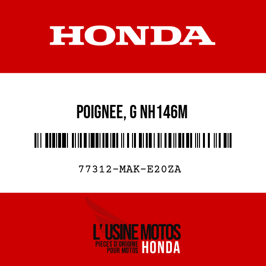 image de 77312-MAK-E20ZA POIGNEE, G NH146M 