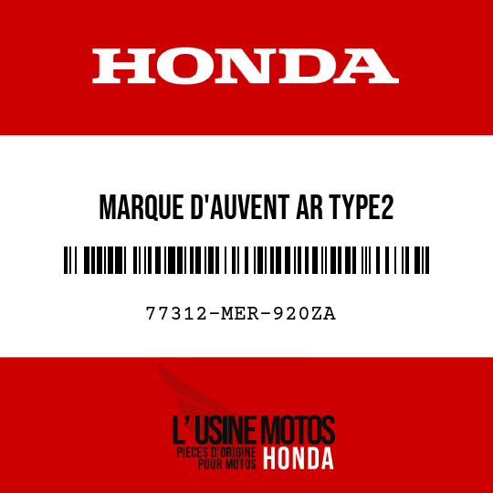 image de 77312-MER-920ZA MARQUE D'AUVENT AR TYPE2