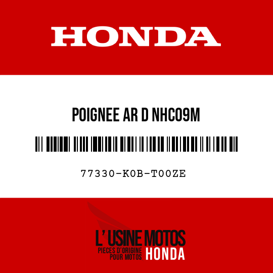 image de 77330-K0B-T00ZE POIGNEE AR D NHC09M