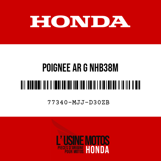 image de 77340-MJJ-D30ZB POIGNEE AR G NHB38M