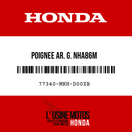 image de 77340-MKH-D00ZB POIGNEE AR. G. NHA86M