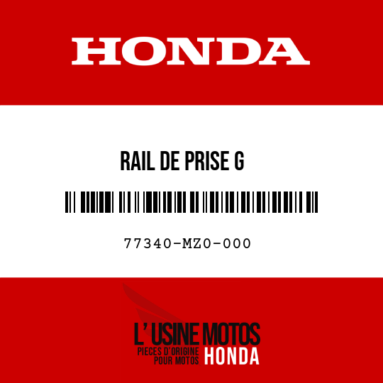 image de 77340-MZ0-000 RAIL DE PRISE G