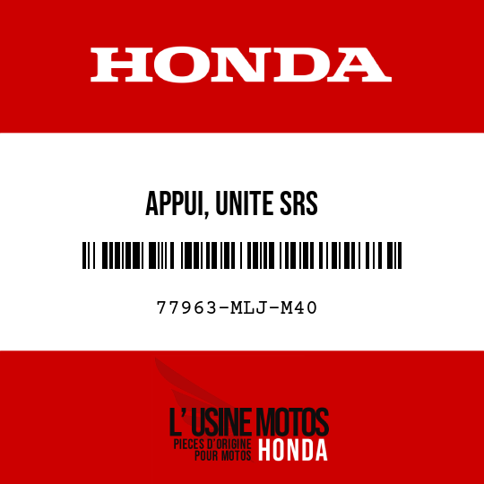 image de 77963-MLJ-M40 APPUI, UNITE SRS