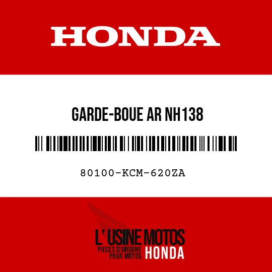 image de 80100-KCM-620ZA GARDE-BOUE AR NH138 