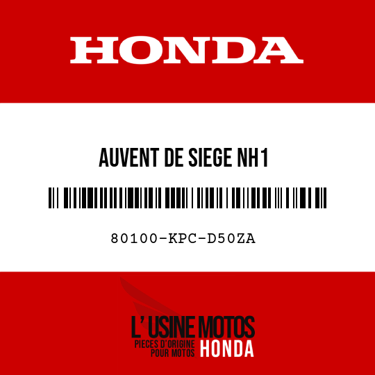 image de 80100-KPC-D50ZA AUVENT DE SIEGE NH1 
