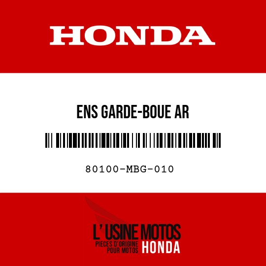 image de 80100-MBG-010 ENS GARDE-BOUE AR