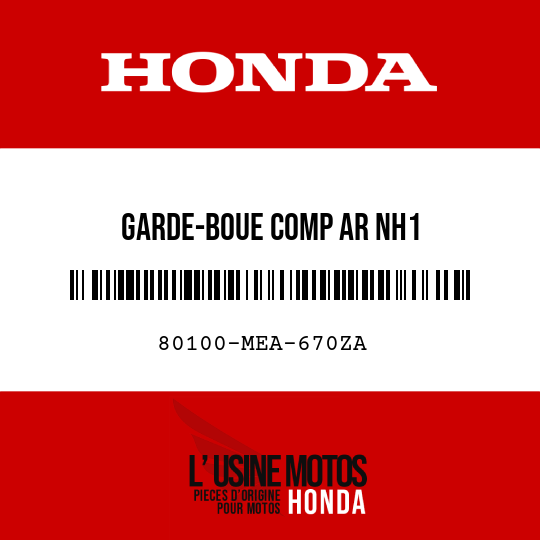 image de 80100-MEA-670ZA GARDE-BOUE COMP AR NH1 
