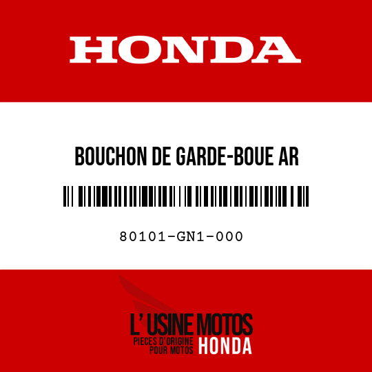 image de 80101-GN1-000 BOUCHON DE GARDE-BOUE AR
