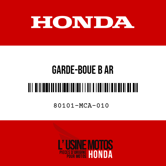 image de 80101-MCA-010 GARDE-BOUE B AR