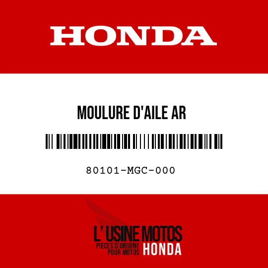 image de 80101-MGC-000 MOULURE D'AILE AR