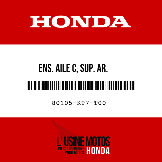 image de 80105-K97-T00 ENS. AILE C, SUP. AR.