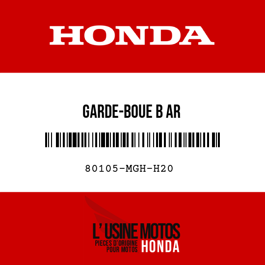 image de 80105-MGH-H20 GARDE-BOUE B AR