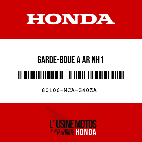 image de 80106-MCA-S40ZA GARDE-BOUE A AR NH1