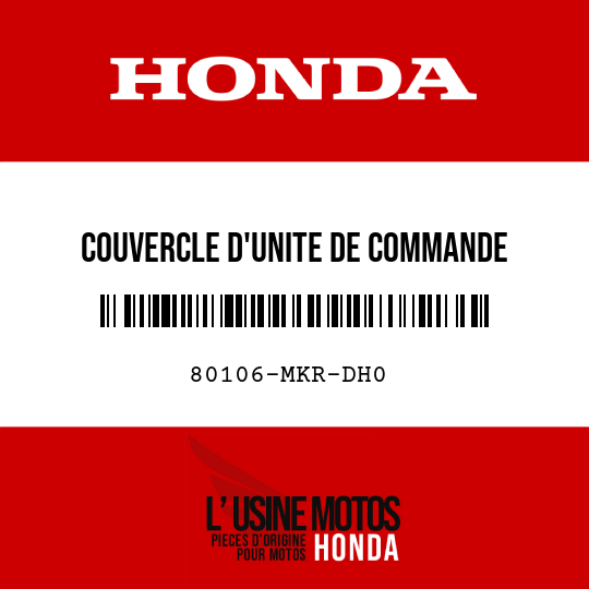 image de 80106-MKR-DH0 COUVERCLE D'UNITE DE COMMANDE ELECTRONIQUE