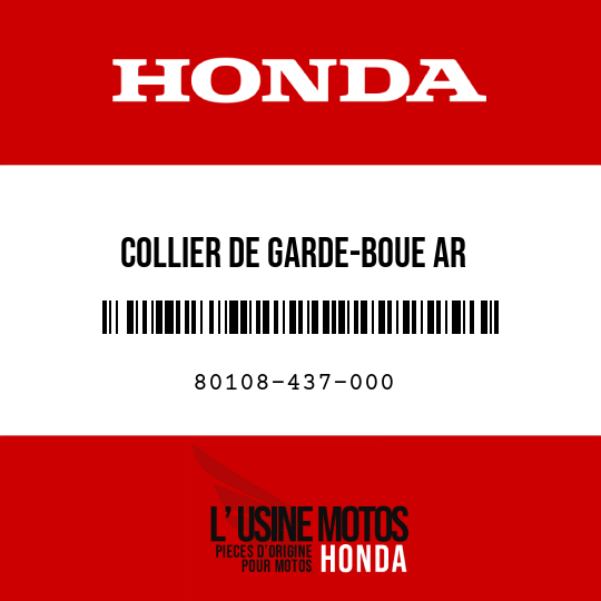image de 80108-437-000 COLLIER DE GARDE-BOUE AR
