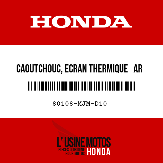 image de 80108-MJM-D10 CAOUTCHOUC, ECRAN THERMIQUE   AR