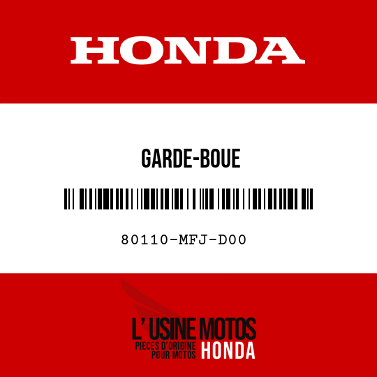 image de 80110-MFJ-D00 GARDE-BOUE