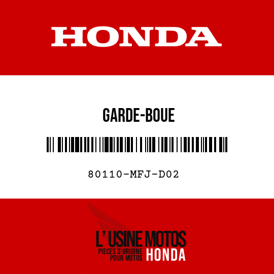 image de 80110-MFJ-D02 GARDE-BOUE