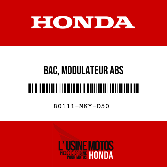 image de 80111-MKY-D50 BAC, MODULATEUR ABS