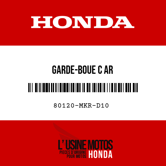 image de 80120-MKR-D10 GARDE-BOUE C AR