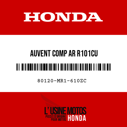 image de 80120-MR1-610ZC AUVENT COMP AR R101CU 
