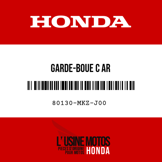 image de 80130-MKZ-J00 GARDE-BOUE C AR