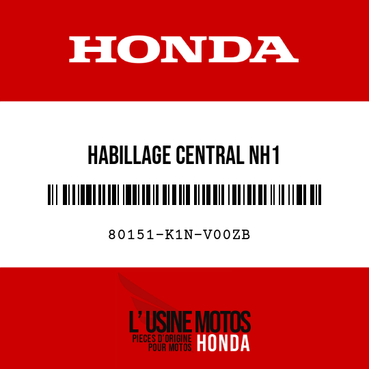 image de 80151-K1N-V00ZB HABILLAGE CENTRAL NH1