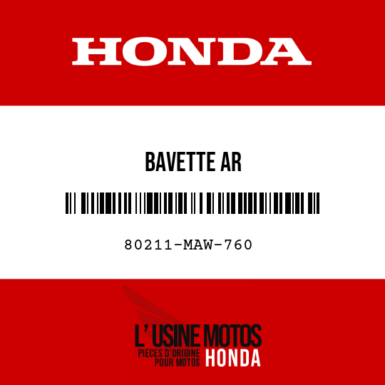 image de 80211-MAW-760 BAVETTE AR