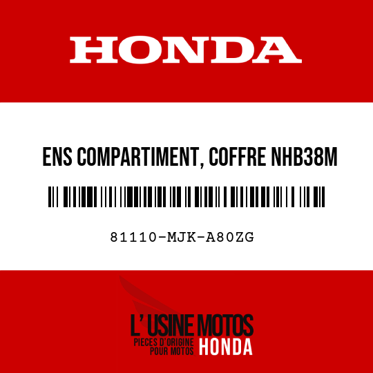 image de 81110-MJK-A80ZG ENS COMPARTIMENT, COFFRE NHB38M