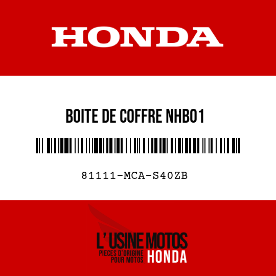 image de 81111-MCA-S40ZB BOITE DE COFFRE NHB01