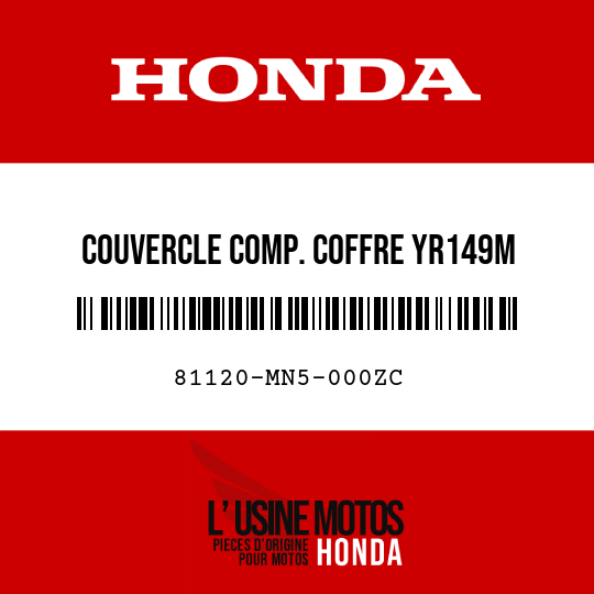 image de 81120-MN5-000ZC COUVERCLE COMP. COFFRE YR149M 