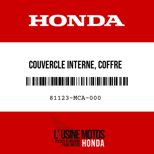 image de 81123-MCA-000 COUVERCLE INTERNE, COFFRE