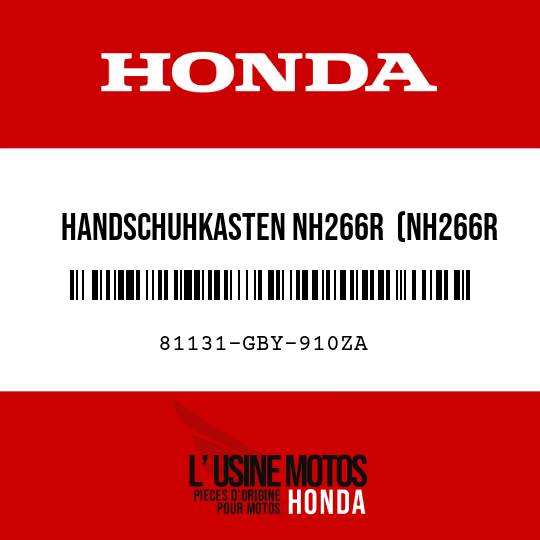 image de 81131-GBY-910ZA HANDSCHUHKASTEN NH266R  (NH266R FORMAL-GRAU)
