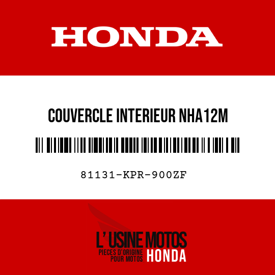 image de 81131-KPR-900ZF COUVERCLE INTERIEUR NHA12M 