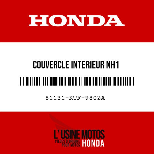 image de 81131-KTF-980ZA COUVERCLE INTERIEUR NH1 