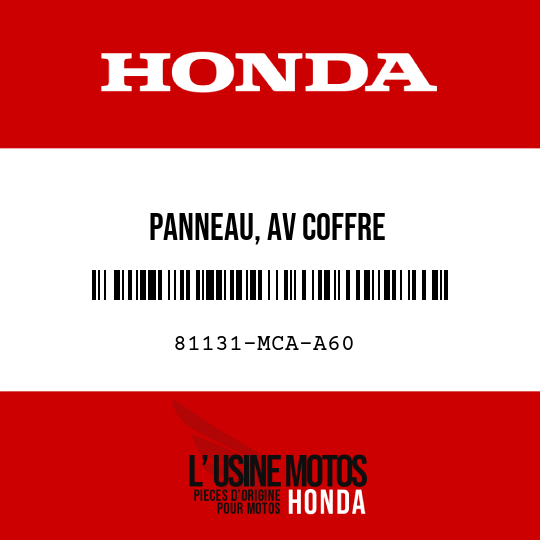 image de 81131-MCA-A60 PANNEAU, AV COFFRE