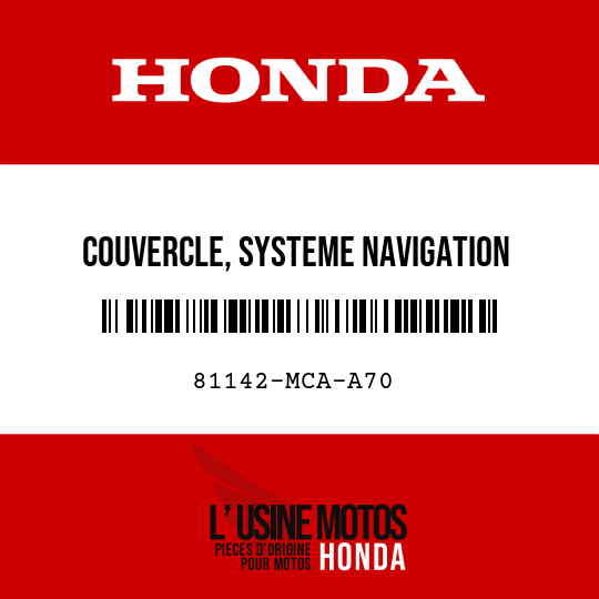 image de 81142-MCA-A70 COUVERCLE, SYSTEME NAVIGATION