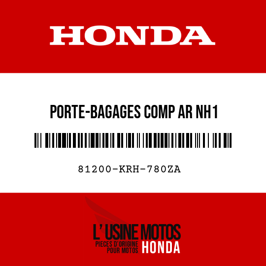 image de 81200-KRH-780ZA PORTE-BAGAGES COMP AR NH1