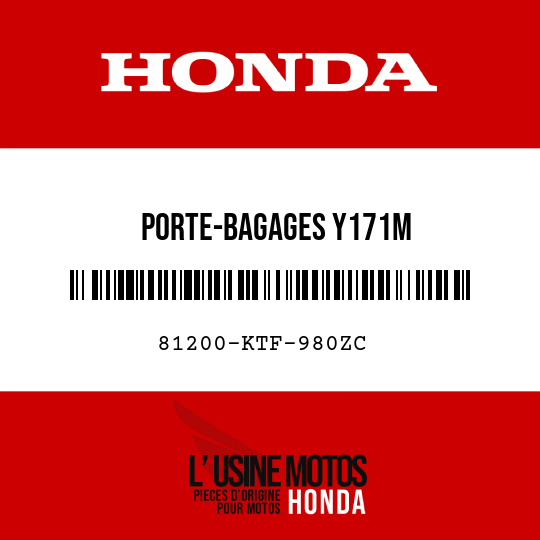 image de 81200-KTF-980ZC PORTE-BAGAGES Y171M