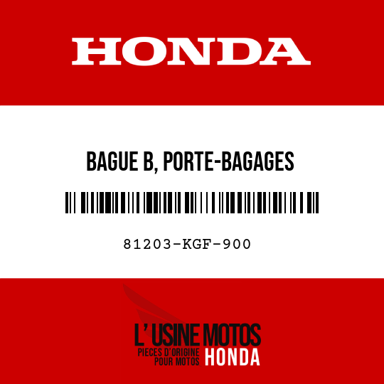 image de 81203-KGF-900 BAGUE B, PORTE-BAGAGES