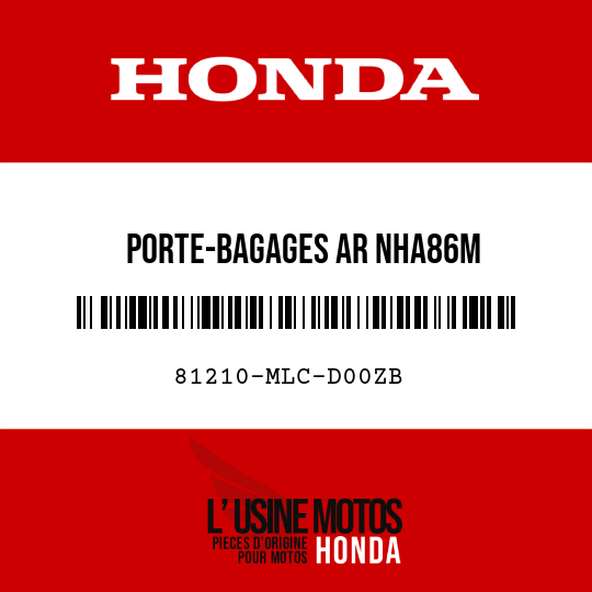 image de 81210-MLC-D00ZB PORTE-BAGAGES AR NHA86M