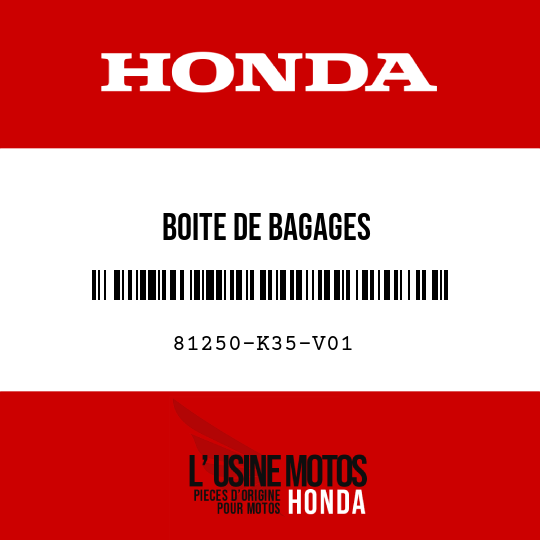 image de 81250-K35-V01 BOITE DE BAGAGES