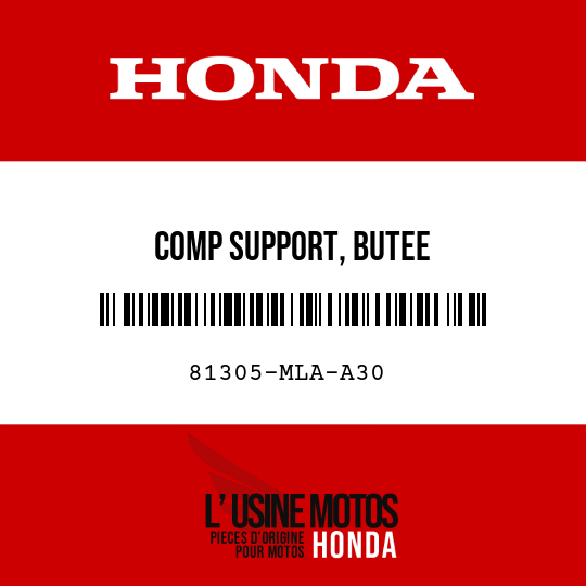 image de 81305-MLA-A30 COMP SUPPORT, BUTEE