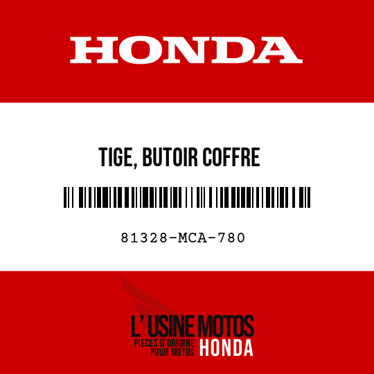 image de 81328-MCA-780 TIGE, BUTOIR COFFRE