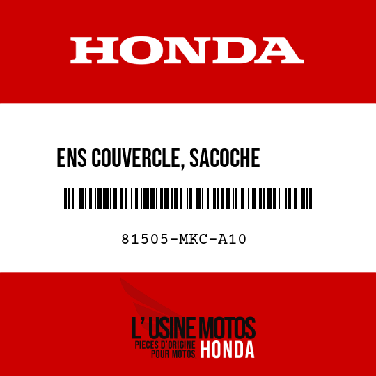 image de 81505-MKC-A10 ENS COUVERCLE, SACOCHE       CENTRALE AR (WL)