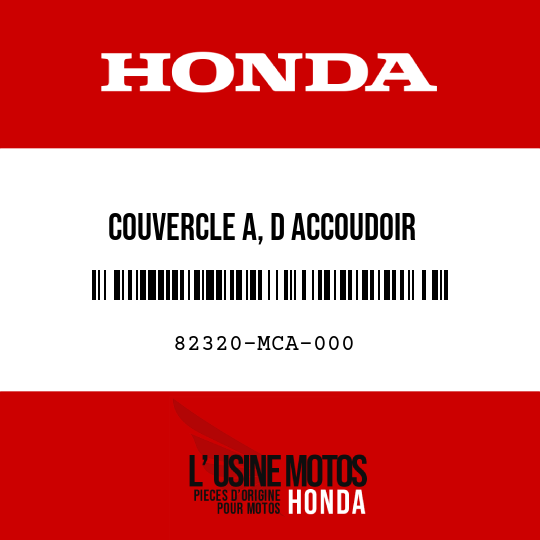 image de 82320-MCA-000 COUVERCLE A, D ACCOUDOIR
